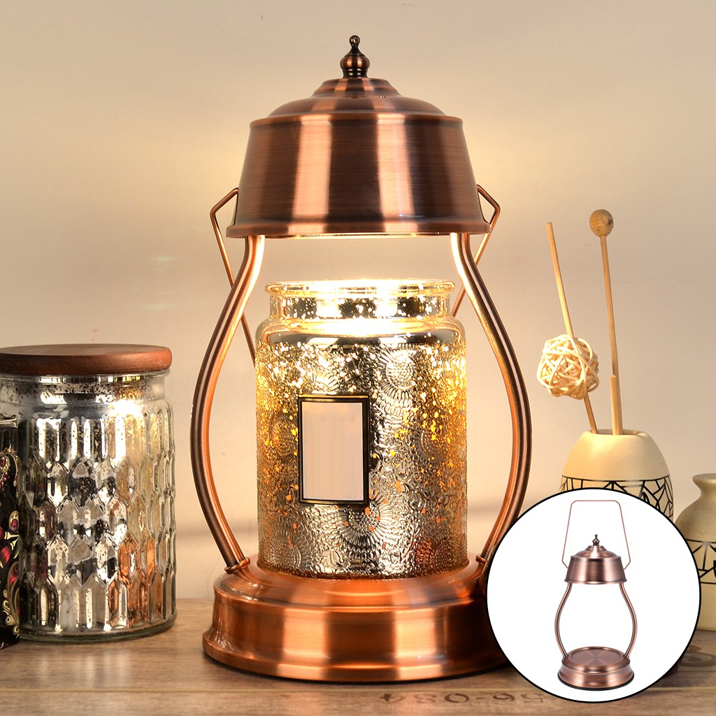 Wax Melt Candle Warmer Lamp Stepless Dimmable Table Light Home Office