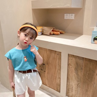 [A186] Áo phông cô bé hở lưng sz 90-140
