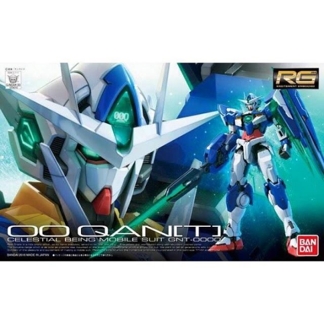 Mô hình lắp ráp Bandai RG Gundam 00 Qan[T]