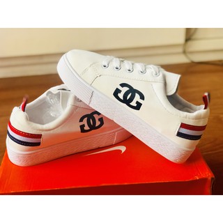 HÌNH THẬT - GIÀY SNEAKER THỂ THAO GG TRẮNG