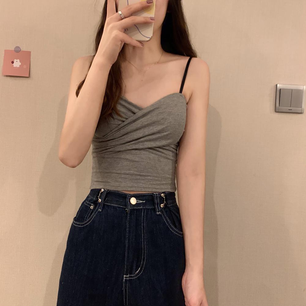 OCEANMAP Áo Tank Top Màu Sắc Thanh Lịch Cho Phái Nữ