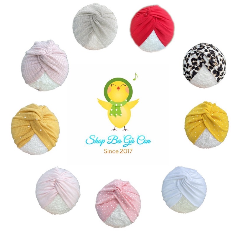 Mũ turban cho bé - turban chéo alibaba [ Shop Ba Gà Con ]