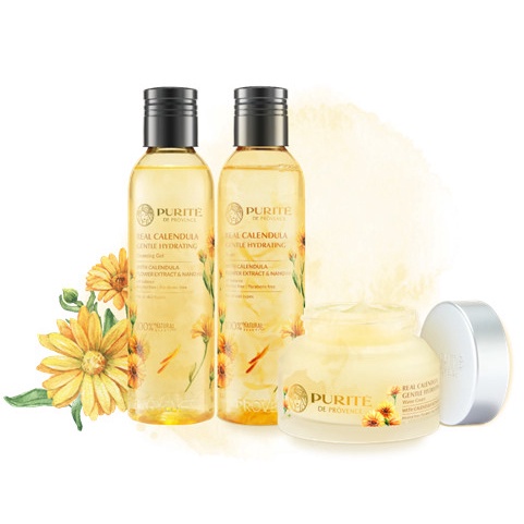 Nước Cân Bằng Hoa Cúc Calendula Dưỡng Ẩm Và Làm Dịu Da Purité 150ml