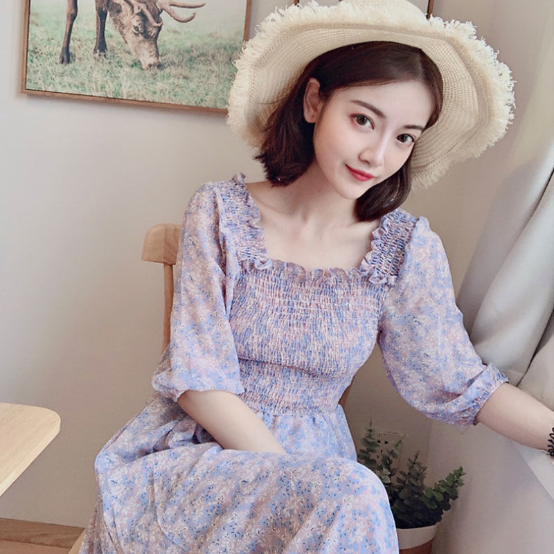 Đầm ôm Dáng Dài In Hoa Thời Trang Xuân Hè 2021 | BigBuy360 - bigbuy360.vn