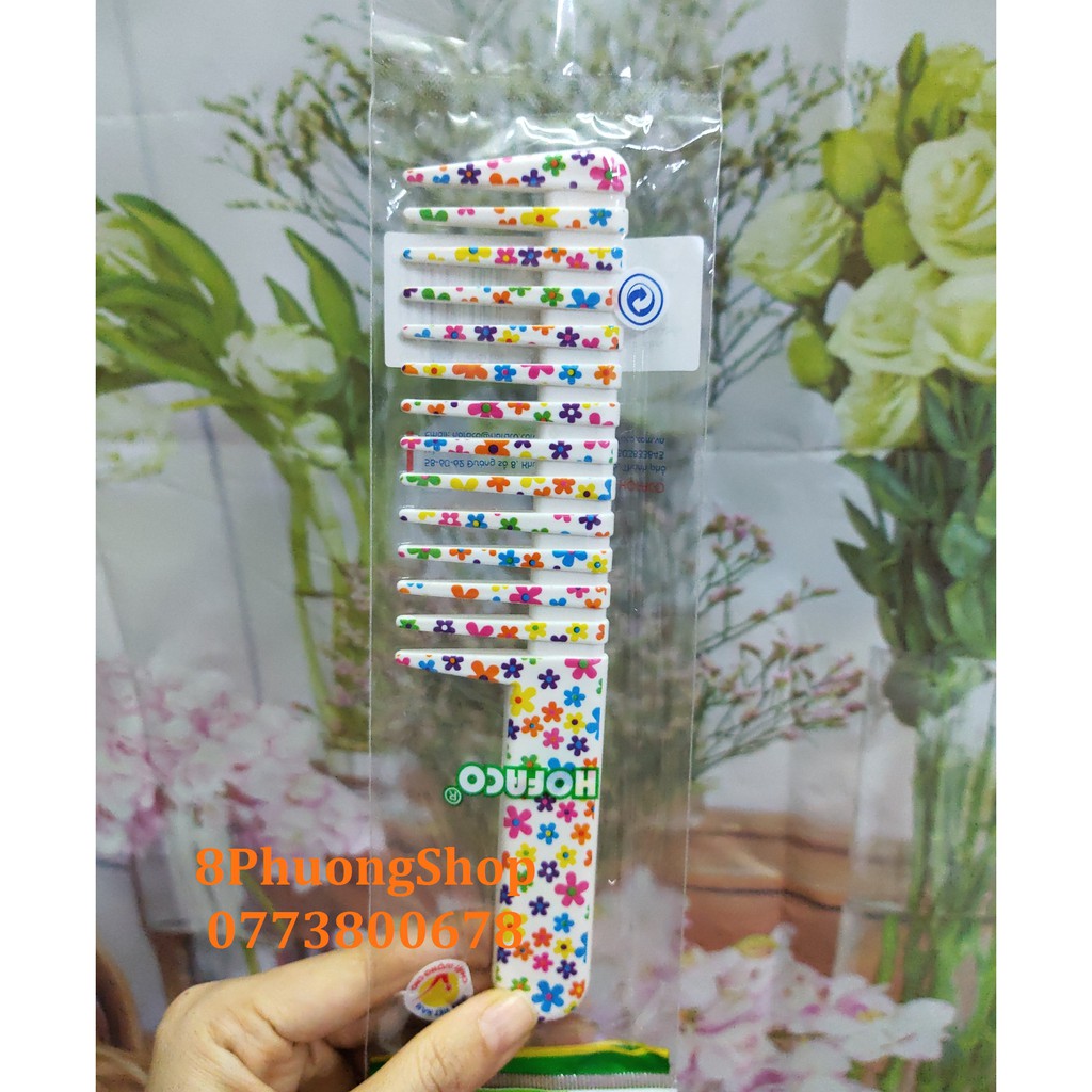 Lược thưa răng to, chải tóc uốn, tóc ướt HOFACO HPG71