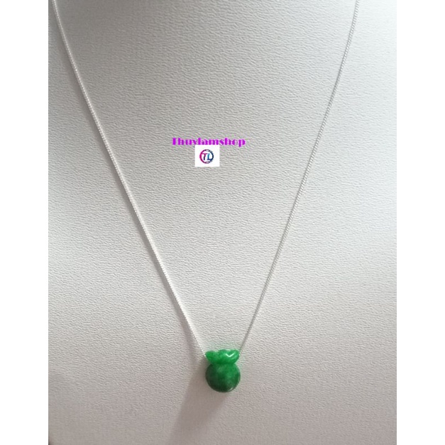 Dây chuyền bạc 925 mặt túi tài lộc may mắn shop vĩnh viễn bảo hành sp bán ra bao đổi trả