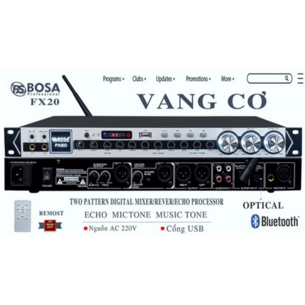 VANG CƠ BOSA FX20