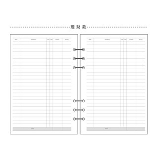 Giấy A6, A5 refill sổ còng/ sổ planner/ bullet journal.