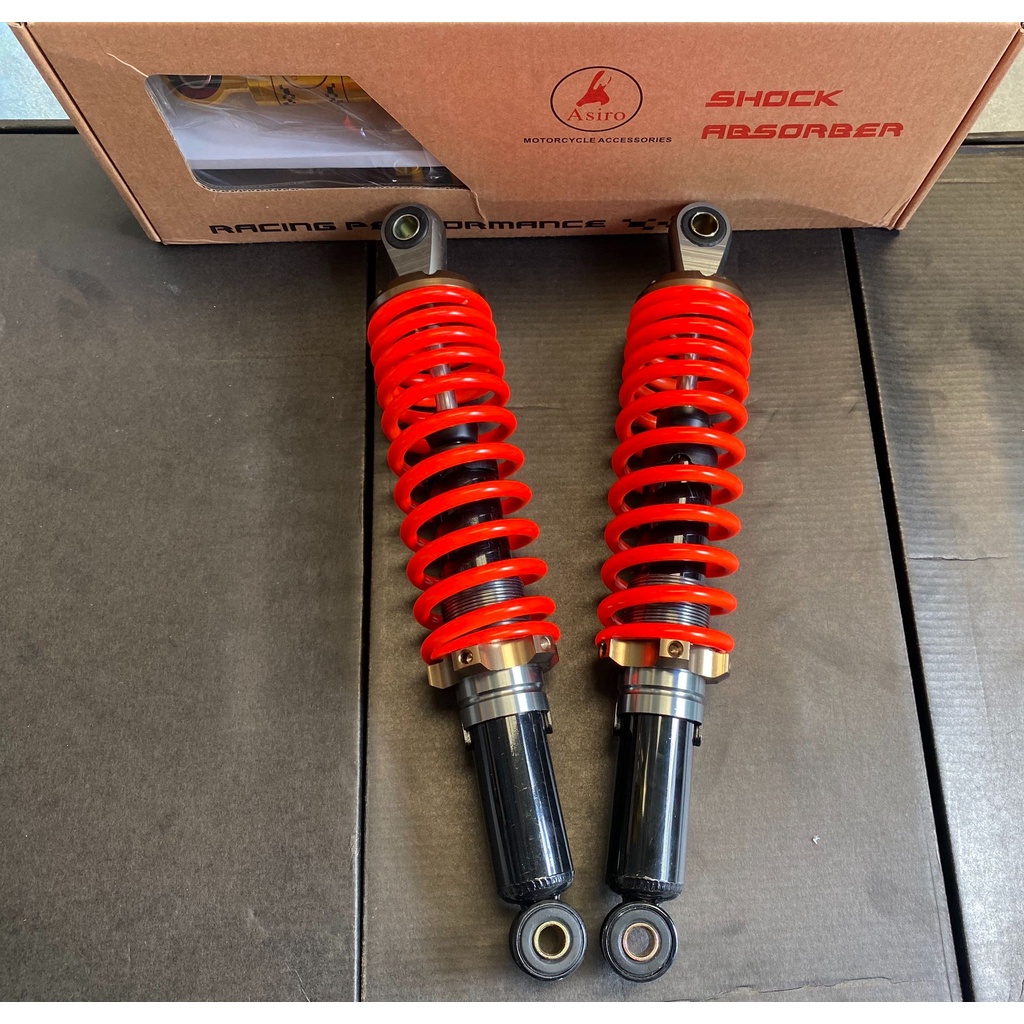 Phuộc Kiểu ASIRO RCB CNC gắn xe máy Wave Dream màu Cam hàng chất lượng chính hãng