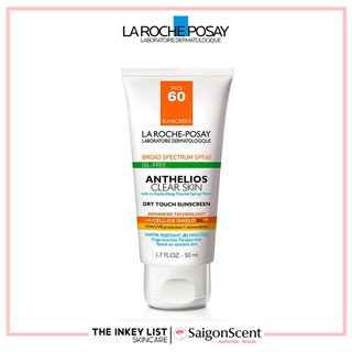 La Roche-Posay Anthelios Clear Skin Dry Touch SPF60 - Kem chống nắng cho da dầu nhạy cảm ( 50mL )