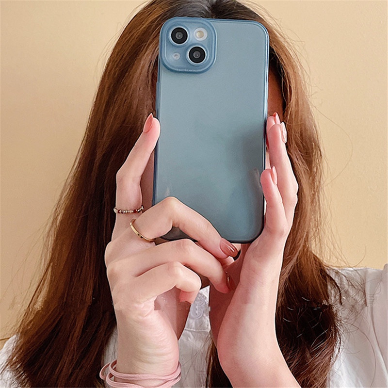 Ốp Lưng For iphone 14 Pro Max Trong Suốt bảo vệ Camera cho for iPhone X XR Xs Max 11 12 13 Pro Max mini 7 8 Plus se 2020 13