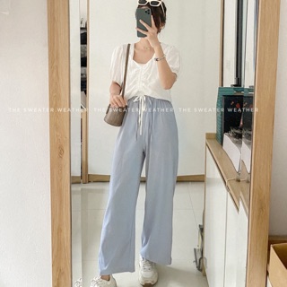 Quần culottes voan chất mát