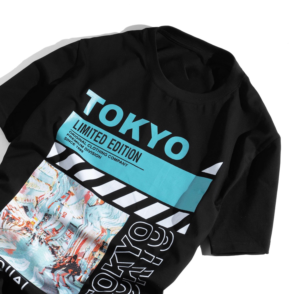 Áo thun nam nữ, phông nam nữ Tokyo vải cotton chuẩn xịn hàng đẹp mặc thoáng mát