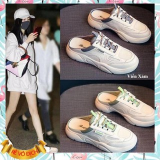 ODER Giày Sục Thể Thao Nữ Phối Viền Màu Vạt chữ Showgo Hàng Chuẩn Đẹp_M818 Fullbox