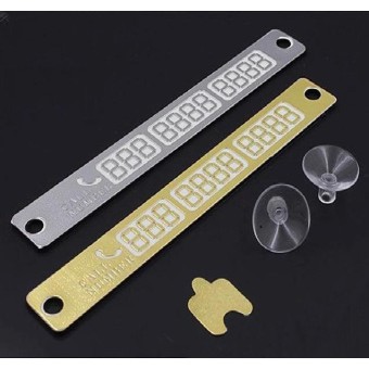 Thẻ ghi số điện thoại gắn kính ô tô khi đỗ xe - Better Car