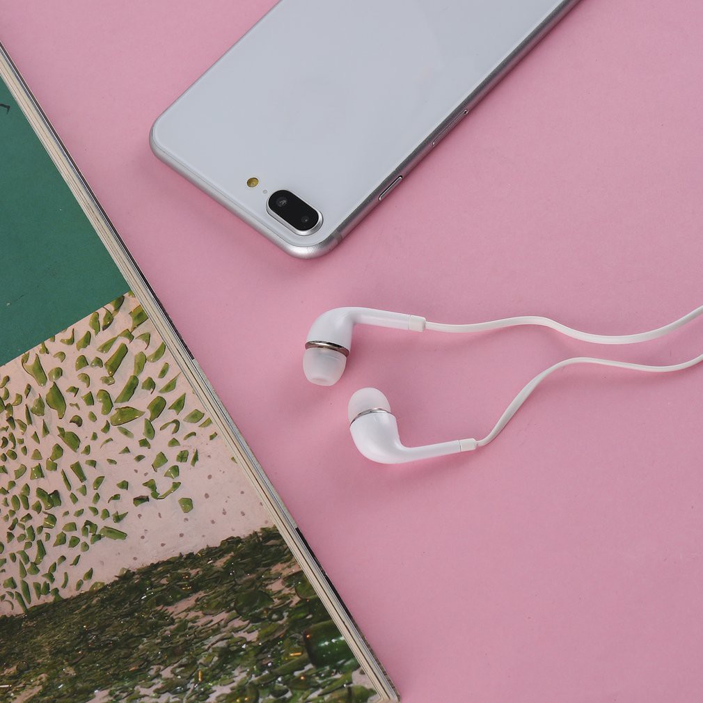 Tai nghe nhét tai có dây 3.5mm với điều khiển mic / âm lượng cho S4/S6/J5/Jb