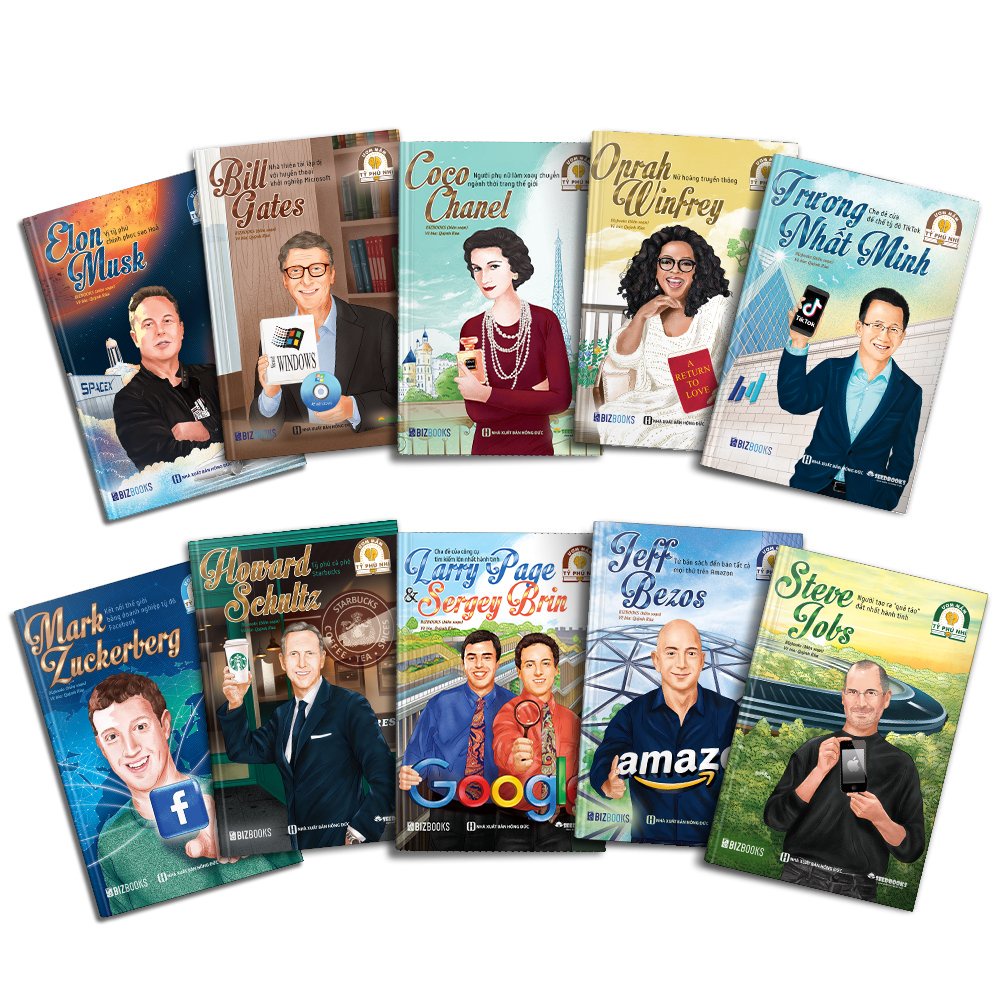 Sách MCBooks - Bộ 10 Cuốn Ươm Mầm Tỷ Phú Nhí