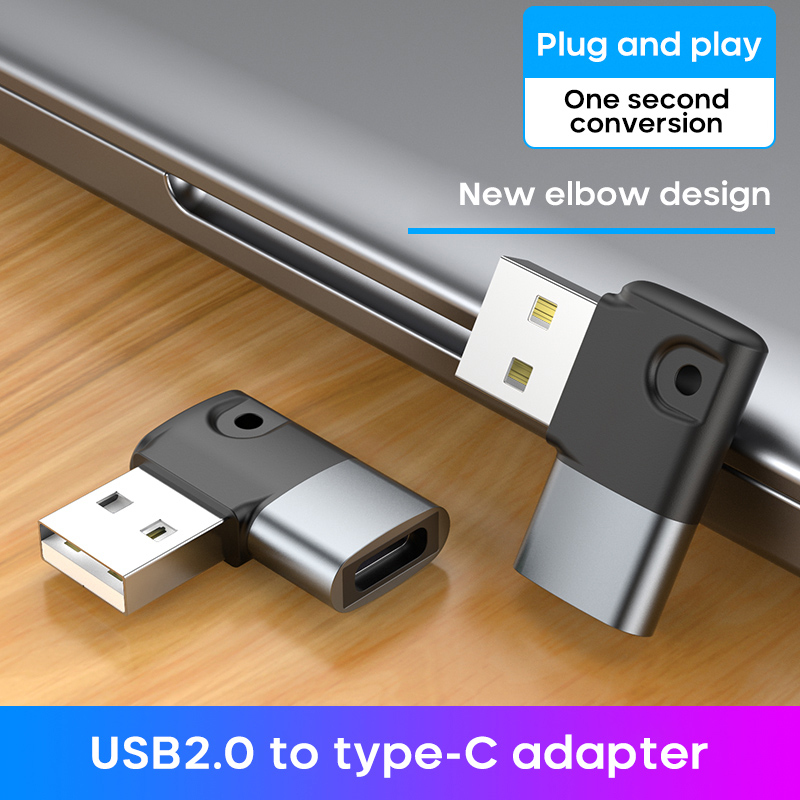 XIAOMI Cáp Chuyển Đổi Usb 2.0 Sang Type C Otg 90 ° Cho Macbookpro / Queen 2019