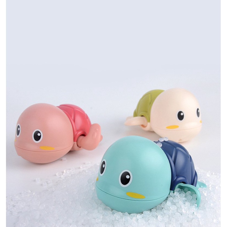Đồ Chơi Nhà Tắm - Rùa Vặn Dây Cót Bơi Trên Mặt Nước - Đồ Chơi Cho Bé