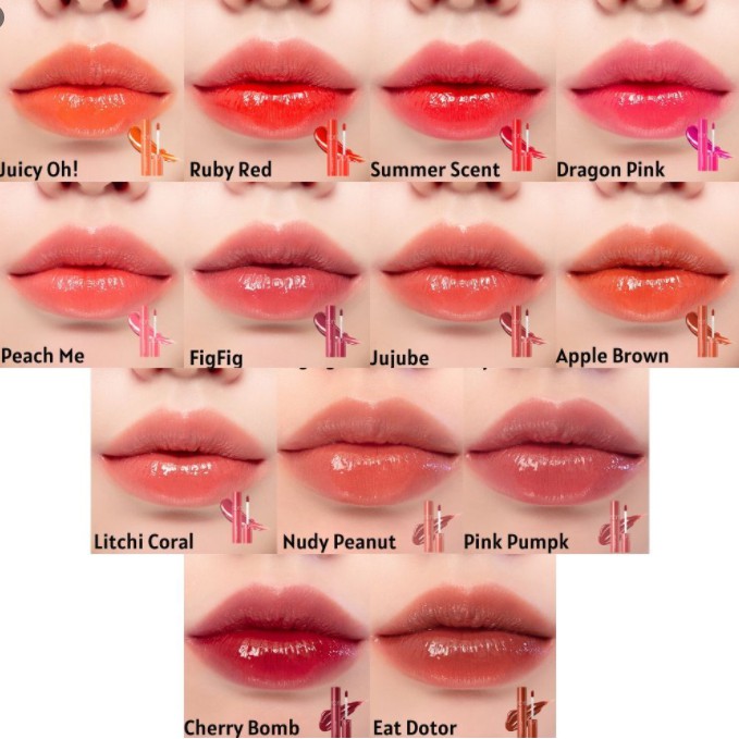 Son Tint Lì Romand Juicy Lasting Tint (màu 1-13)