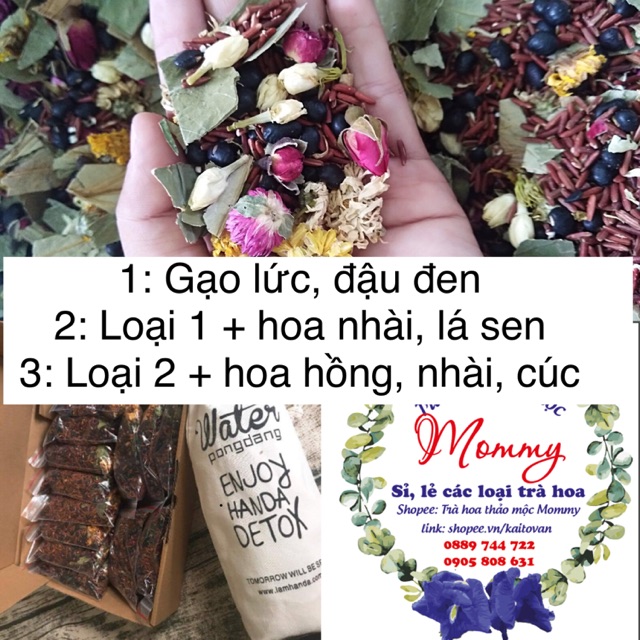 Trà gạo lứt, đậu đen giảm cân, lợi sữa (Trà hoa ngũ cốc) gói 0,5kg