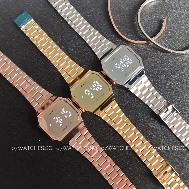 [watches.sg] Đồng hồ thời trang nam nữ A168 TOUCH WATCH- Mặt cảm ứng tráng gương | BigBuy360 - bigbuy360.vn