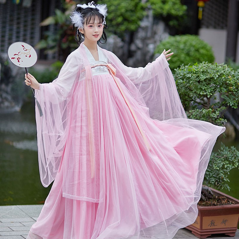 Set đồ Hán Phục phong cách Trung Hoa xinh xắn cho nữ