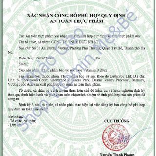 Dlux Uk - D3 dạng xịt của Anh