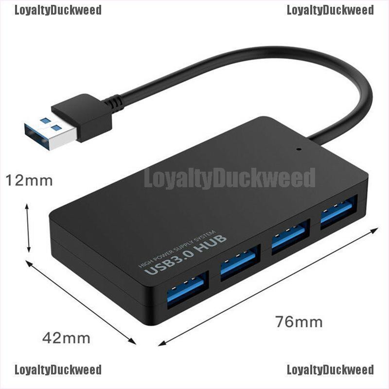 Bộ chia 4 cổng USB 3.0 tốc độ cao cho máy tính laptop tiện dụng