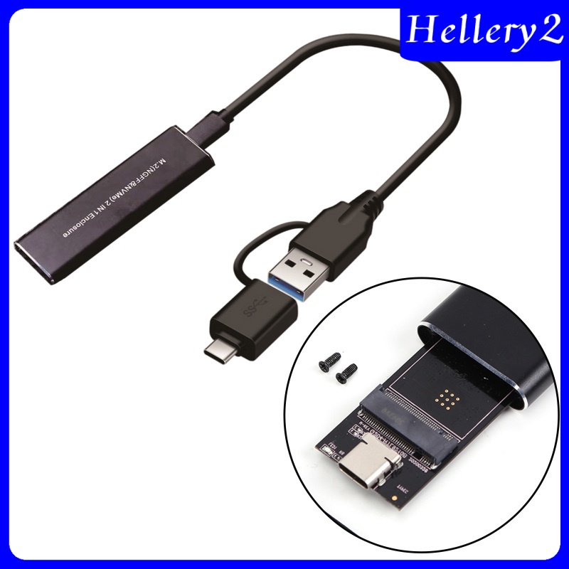 [HELLERY2] M.2 NVME SSD SATA Enclosure Adapter USB C Case Dual Protocol | BigBuy360 - bigbuy360.vn
