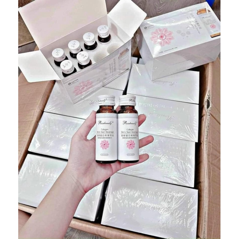 Nước uống collagen rose beauty trắng da