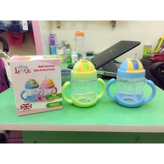 Bình nước Baby Love vòi hút silicon cho bé