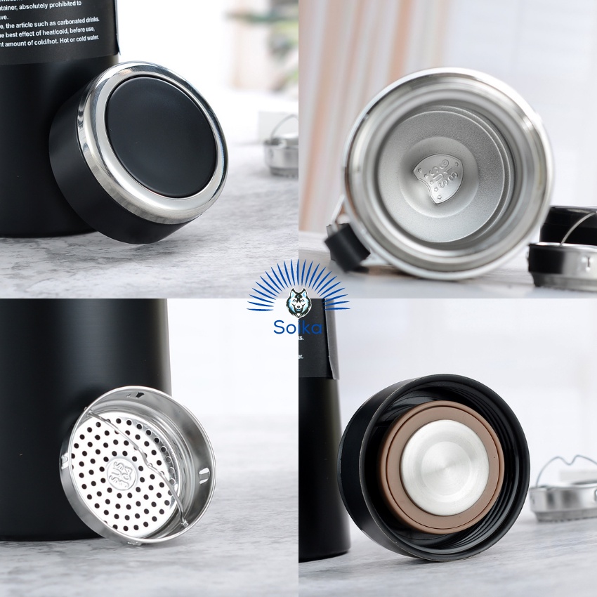 Bình Giữ Nhiệt SOIKA SB091 Inox 316 Cách Nhiệt Chân Không