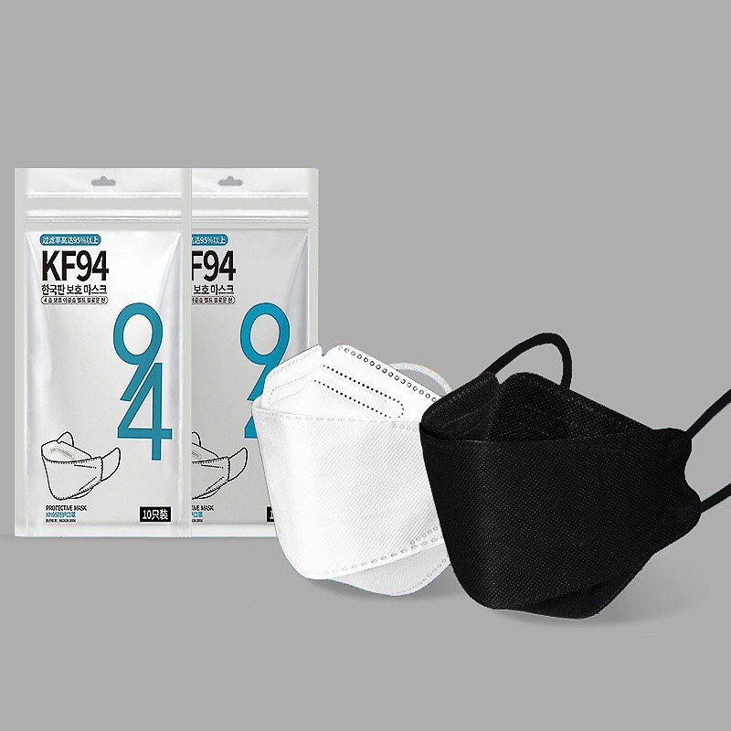 [GIÁ TỐT - CÓ SẴN] KHẨU TRANG KF94 4 LỚP CHO NGƯỜI LỚN - GÓI 10 CÁI
