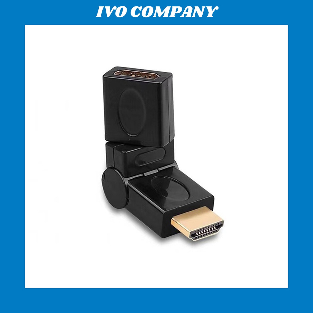 Đầu Chuyển Góc HDMI Đực Cái 360 Độ
