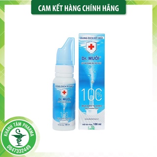 ! dung dịch xịt mũi dr. muối 100ml ! !/ date t10/2024