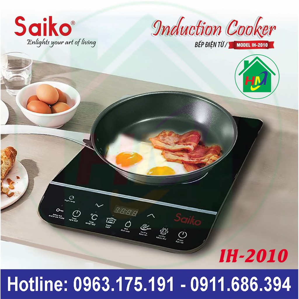 Bếp Điện Từ Cảm Ứng Saiko IH-2010