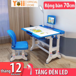 Bộ bàn ghế học sinh trẻ em thông minh chống gù chống cận kích thước lớn B02 50 x 70cm – Tặng kèm đèn LED 3 chế độ