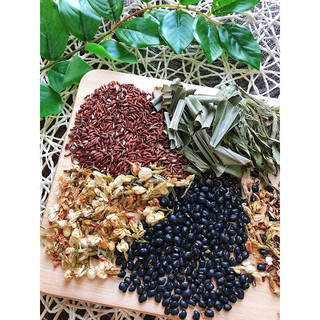 TRÀ GẠO LỨT ĐỖ ĐEN HOA NHÀI - THẢI ĐỘC GIẢM CÂN - 100% TỰ NHIÊN