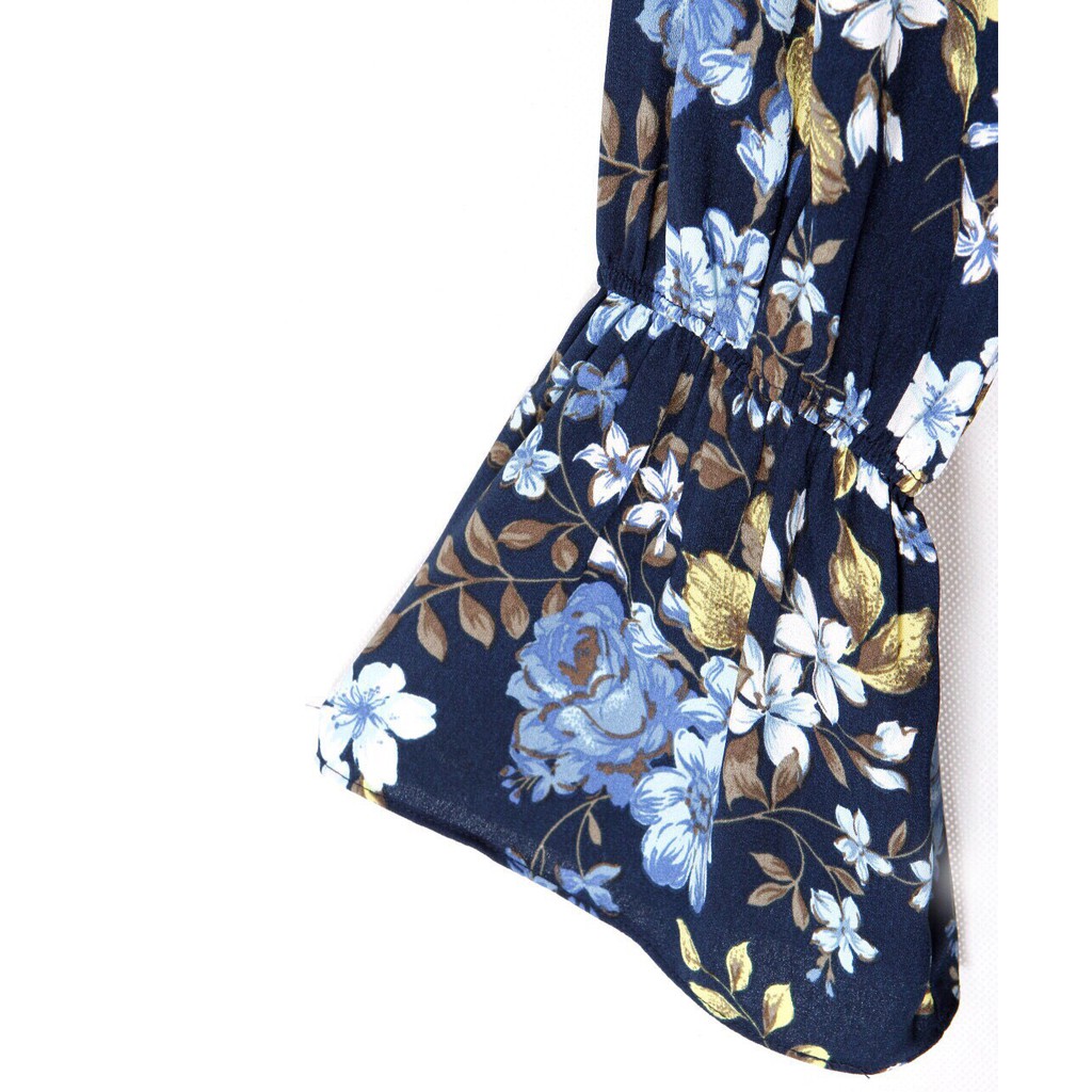 ĐẦM HOA XANH XUẤT XỊN D429 | BigBuy360 - bigbuy360.vn