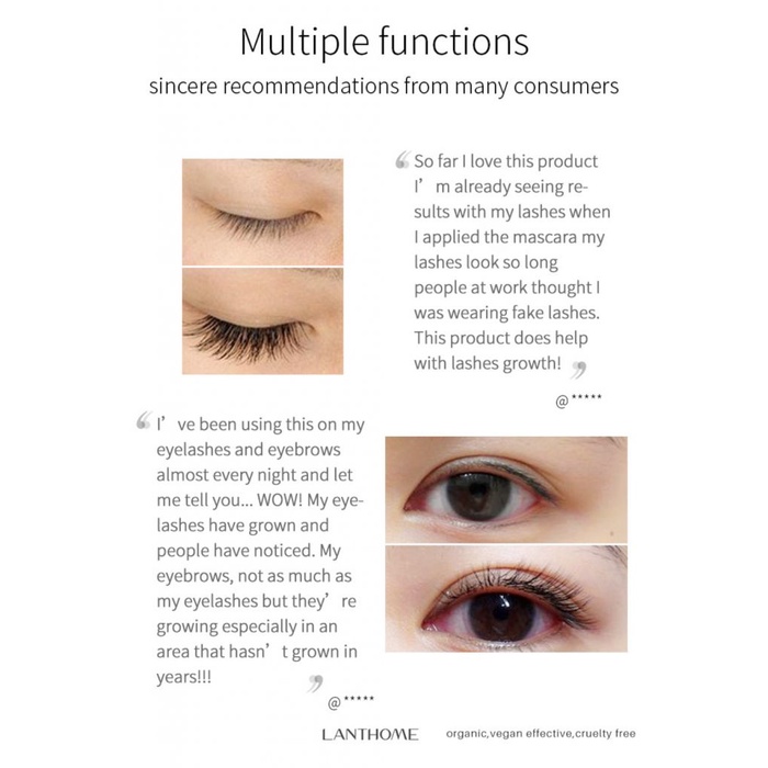 ❥ Serum Nuôi Dưỡng Mi Dạng Lỏng Nhẹ Dịu 2022-Lanhome 10ml ♡ | BigBuy360 - bigbuy360.vn