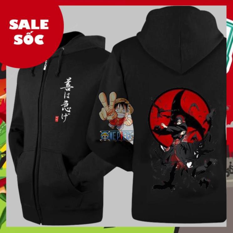 GIA TỐT -  HOT- BST áo khoác áo hoodie ANime Naruto One Piece Kimetsu đẹp cực ngầu kèm khuyến mại