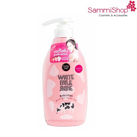 Sữa dưỡng thể sữa bò Cathy Doll White Milk Shine Body Lotion 450ml