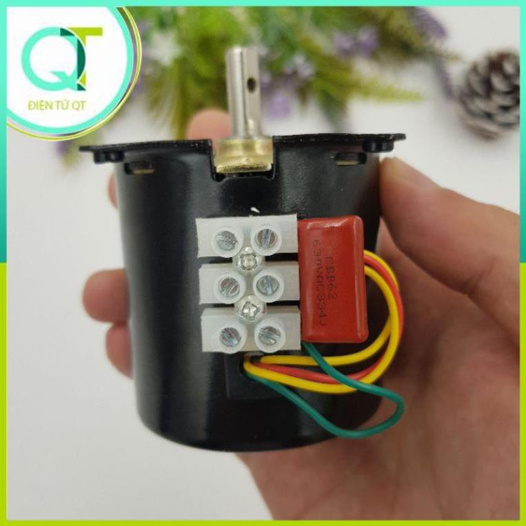 Mô Tơ 220V Quay Gà Vịt 60KTYZ 14W Motor 220V Động Cơ 220V Giảm Tốc 220V