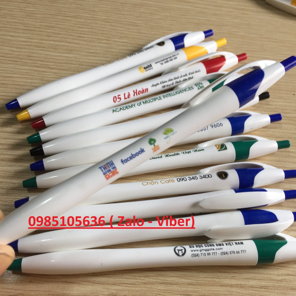 In logo bút bi giá rẻ, in bút bi ở Hà Nội, xưởng in bút bi làm quà tặng