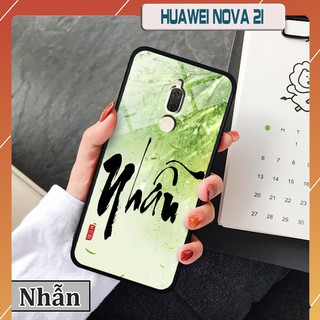 Ốp lưng kính 3D Huawei Nova 2i- chữ thư pháp ý nghĩa