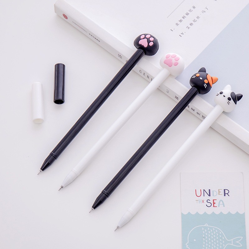 Bút bi họa tiết chân mèo cute xinh xắn