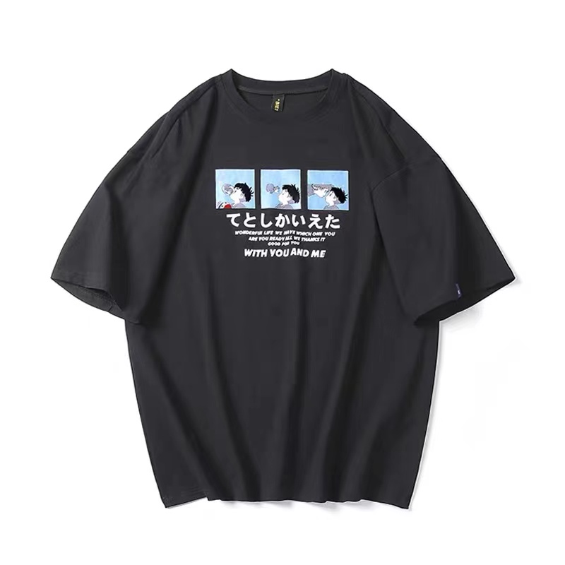 Áo thun tay ngắn form rộng thoải mái có size từ S-5XL