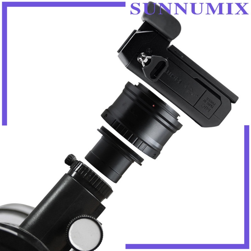 [SUNNIMIX] T2 Adapter Ring for Canon EF-M Camera Lens+1.25\" 31.7mm Telescope Mount Tube