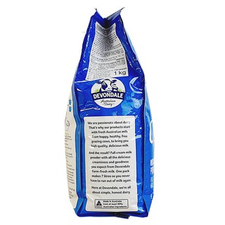 Sữa Bột Devondale 1kg Nguyên Kem Úc